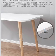 新品・未使用 デスク 0円でお譲りしますの画像