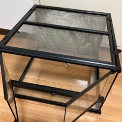 【一旦受付中止】爬虫類用ケージ45cm＋照明の画像
