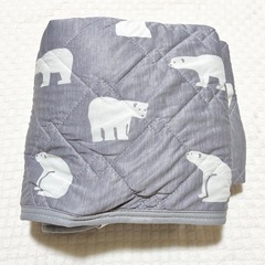 ニトリ Nクール 両面リバーシブル敷きパッド　シングル　春夏秋　ゴムバンド付きの画像