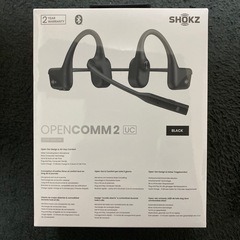 SHOKZ OPENCOMM2 UC 骨伝導イヤホンの画像