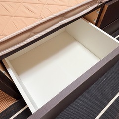 収納付きベッドの画像