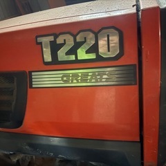 クボタ　トラクター　Ｔ220　GREATS　22馬力　593ｈ　逆転PTO　尾輪付きの画像