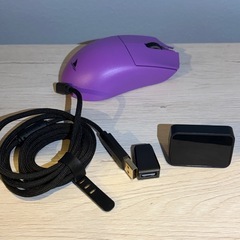 【値下げ交渉可能】Darmoshark M3s Varun 2K ワイヤレス ゲーミングマウス 超軽量 53グラム USB-C (パープル)の画像