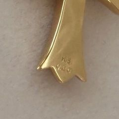 K18 ダイヤクロストップ2.6g 0.20ctの画像