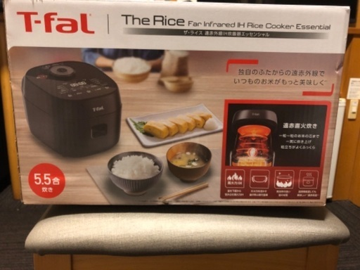 新品未開封 T-fal 炊飯器 RK9108J0 ブラック　