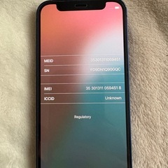 iPhone12 mini ブルー SIMフリー　64GBの画像