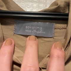 sakishima tokyo✨SNS人気形✨フード付き✨ロングシャツワンピースの画像