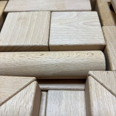 河合楽器の木のおもちゃ　　推し車つみきの画像