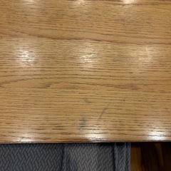 【12,000円】大川家具 ダイニングテーブルセット（横幅150cm・椅子3脚付）他の商品も多数あり、お気軽にお問い合わせくださいの画像