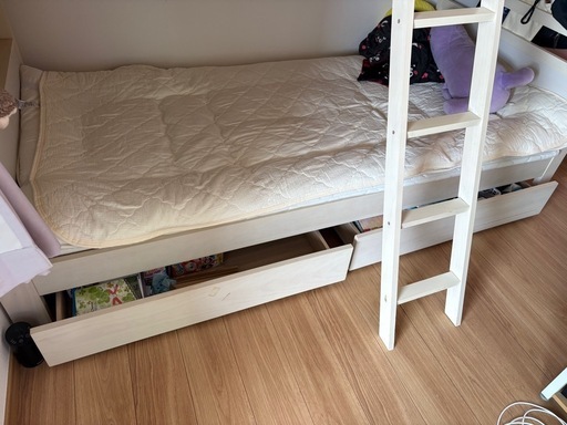 【12,000円】ニトリ 2段ベッド（シングルサイズ）※ご自身で解体・搬出できる方、他にも多数出品中、お気軽にお問い合わせください
