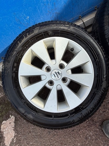 夏タイヤ　
SUZUKI ワゴンR純正ホイール +(BRIDGESTONE ECOPIA)set 165/70R14 