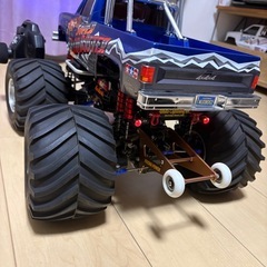 タミヤ　スーパークラッドバスター4WS アルミパーツ多数　生産終了
品の画像