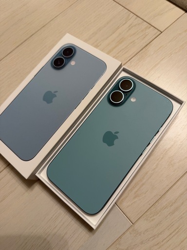 【美品】iPhone 16本体 256GB ティール