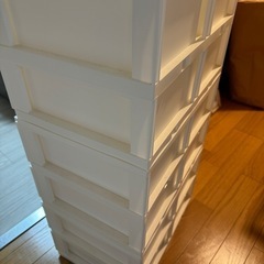 ニトリ カラーボックスと収納ケース セットの画像