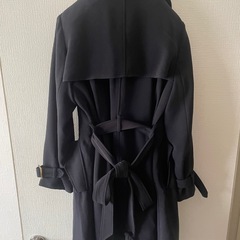 スナイデル　ファー付きトレンチコート ネイビーの画像