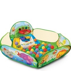 VTech バイリンガル 簡単収納！にぎやかおしゃべりボールピットの画像