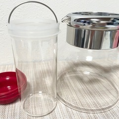 パイレックス 岩城硝子　ホット＆クール2wayポット レトロの画像