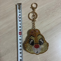 チップとデール デール キラキラ チャーム キーホルダー　鍵　ディズニーの画像