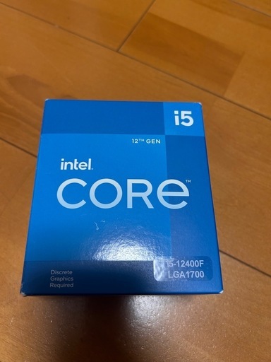 今日の18時までにお取引できる方限定です。Intel i5 12400f  