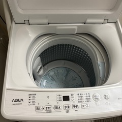 全自動電気洗濯機家庭用　AQUA AQW-S50E3の画像