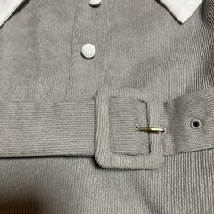 evelyn コーデュロイリボンロンパースの画像