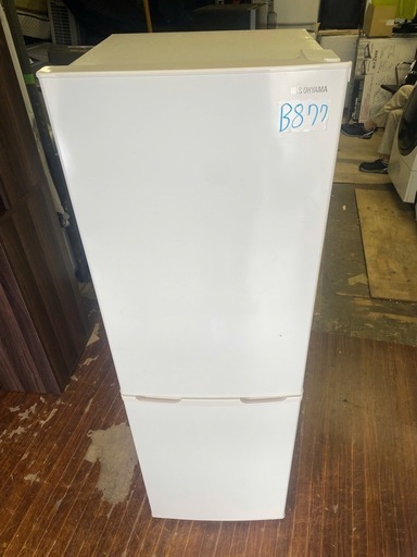 NO B877?福岡市内配送設置無料✨?冷蔵庫 162L 一人暮らし 2ドア 家庭用 幅47.4cm IRSE-16A-CW ホワイト