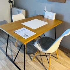 無印良品 木製折りたたみテーブルの画像