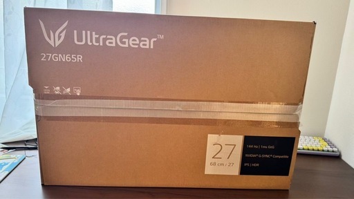 LG UltraGear ゲーミングモニター 27インチ 27GN65R-B 元箱あり 美品
