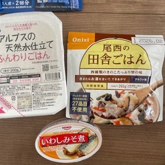 食品まとめて　パウチ　レトルトの画像