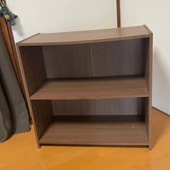 ニトリ ワイド 2段 本棚の画像