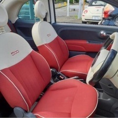 　フィアット500 カブリオレ❣️16.9万❣️好きな人どうぞ　SONYナビ付き❣️本日スターターにてエンジン一発でかかりました❣️の画像