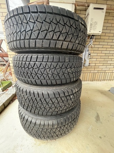 スタッドレスタイヤホイール付き　ブリヂストン　225/65r17