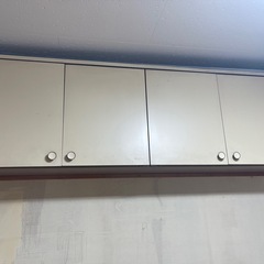 無料 吊り戸棚　2個セット 収納棚　食器棚　キッチン収納の画像