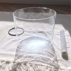 クリスタルボウル　8インチ LOW-B（低いシ）+25の画像