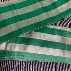 シルバー＆エメラルドグリーン　半幅帯いかがでしようか？の画像