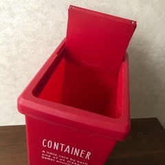 ★ゴミ箱★赤　30リットルの画像