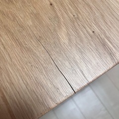 訳あり　一枚板風　テーブル　天板のみ　オーク無垢材※脚はつきません。の画像
