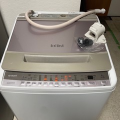 【至急】日立 ビートウォッシュ 8kg BW-V80F 2020年製  2/28までに引き取り可能な方優先 の画像