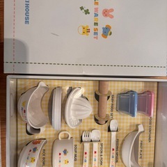 【未使用】ミキハウス 離乳食 食器セット 日本製 MIKI HOUSEの画像
