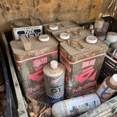 防腐剤とシリコンオフとラッカー薄め液の画像