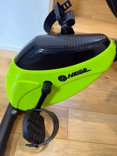 HAIGE フィットネスバイク エアロバイク 室内トレーニング 美品 グリーン
