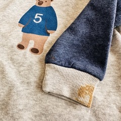 裏起毛トレーナー　 80サイズの画像