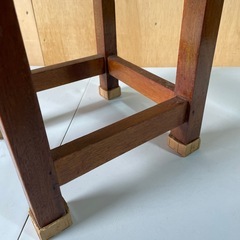 中古品 古い木製の椅子 スツール レトロ アンティーク 昭和 大正の画像