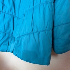 ☆MPS キッズ 中綿コート ジャケット　ターコイズブルー 130cm フード付き☆の画像