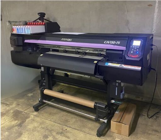 【極美品・稼働少】ミマキ CJV150-75 業務用インクジェットプリンタ（3月末までメーカー保守内）