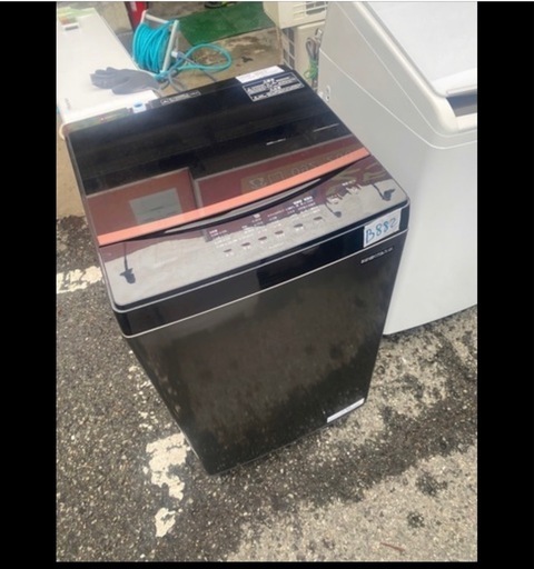 NO B882?福岡市内配送設置無料✨?洗濯機 6kg 設置費込み 部屋干し時間短縮モード ガラストップ 一人暮らし IAW-T605