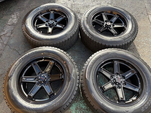 プラド スタッドレス 265/60R18 + weds キーラータクティス 4本