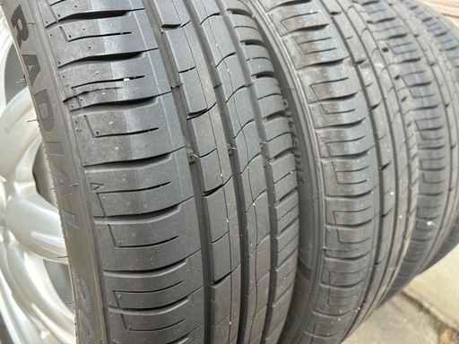 165-55R15 タイヤホイール　25年製深溝　軽自動車　エンケイ軽量ホイール