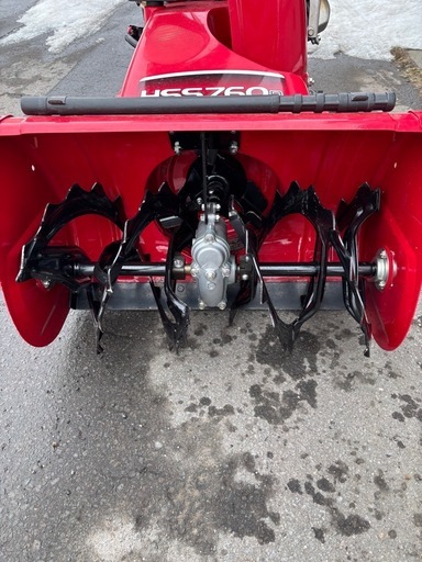 旭川除雪機ホンダHSS760n上下左右電動シューター2段シューター　セル付き