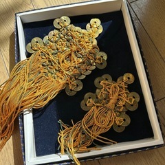 縁起物　親子亀　5円玉細工　長寿の画像